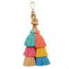 Tassel Keychain ,Tassel Pendant Keyring, Car Hangings Handmade Braided Charm Portable Accessories