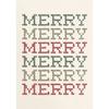 Vintage Christmas Metal Wall Decoration, Holiday Sticker Sign