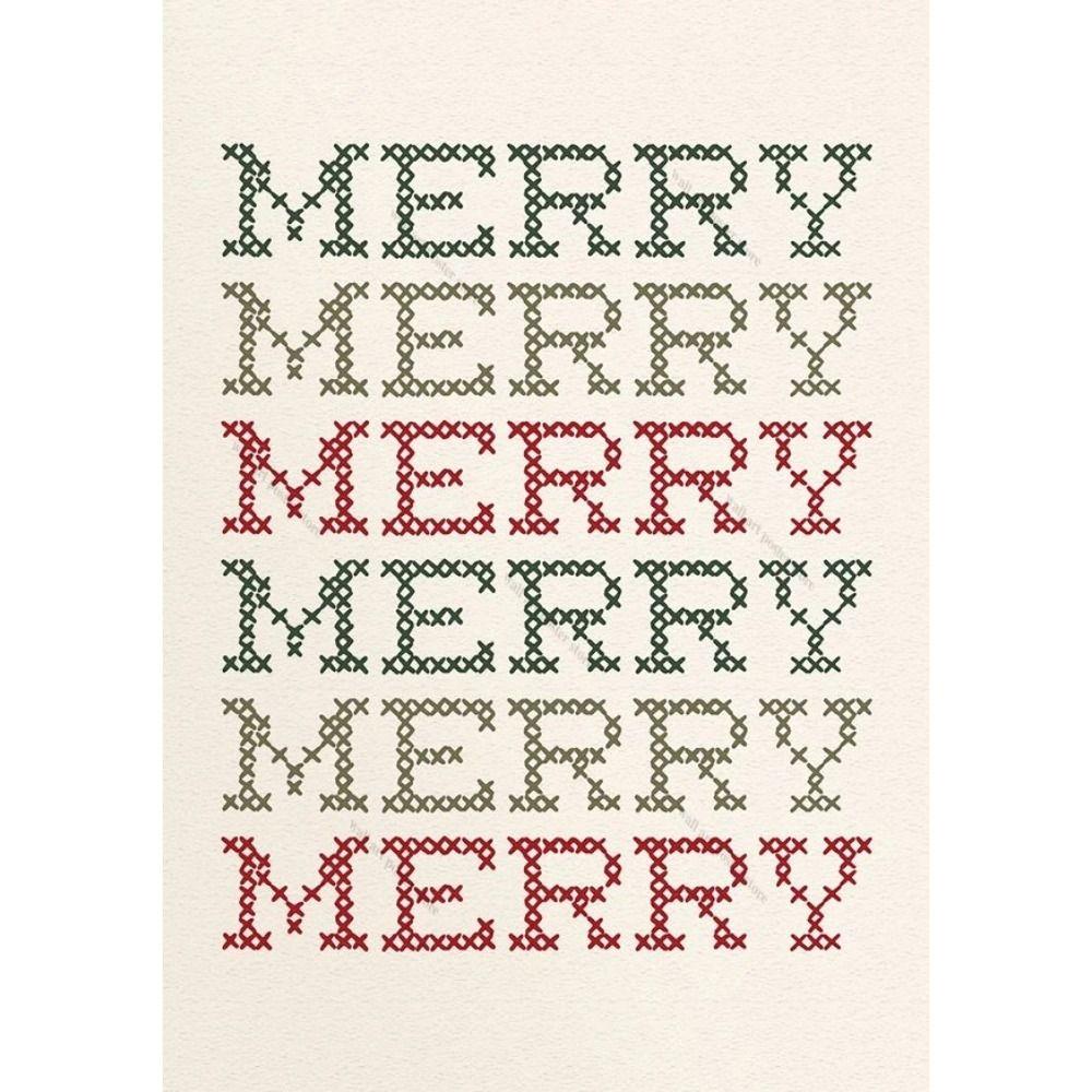 Vintage Christmas Metal Wall Decoration, Holiday Sticker Sign