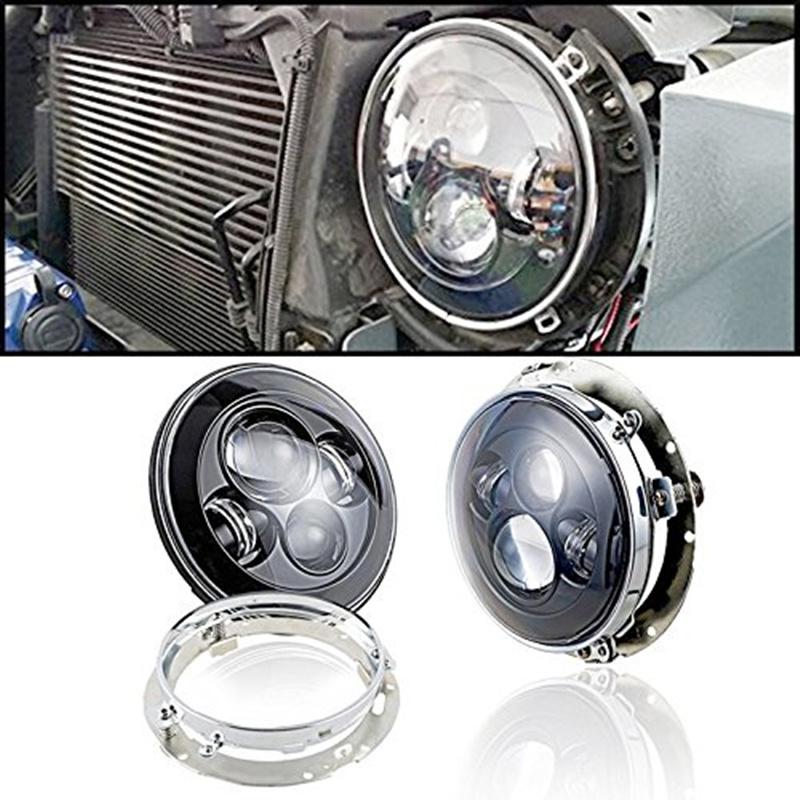 7 Zoll Runder LED-Scheinwerfer Montagehalterung Ring für Auto Jeep Wrangler JK Suzuki Samurai für Harley Motorrad 7" Halterung