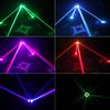 Colorful LED Beam Lamp Sound Activated Stage Lights Disco Ball Light  for Home Kids Birthday Wedding Bar Party