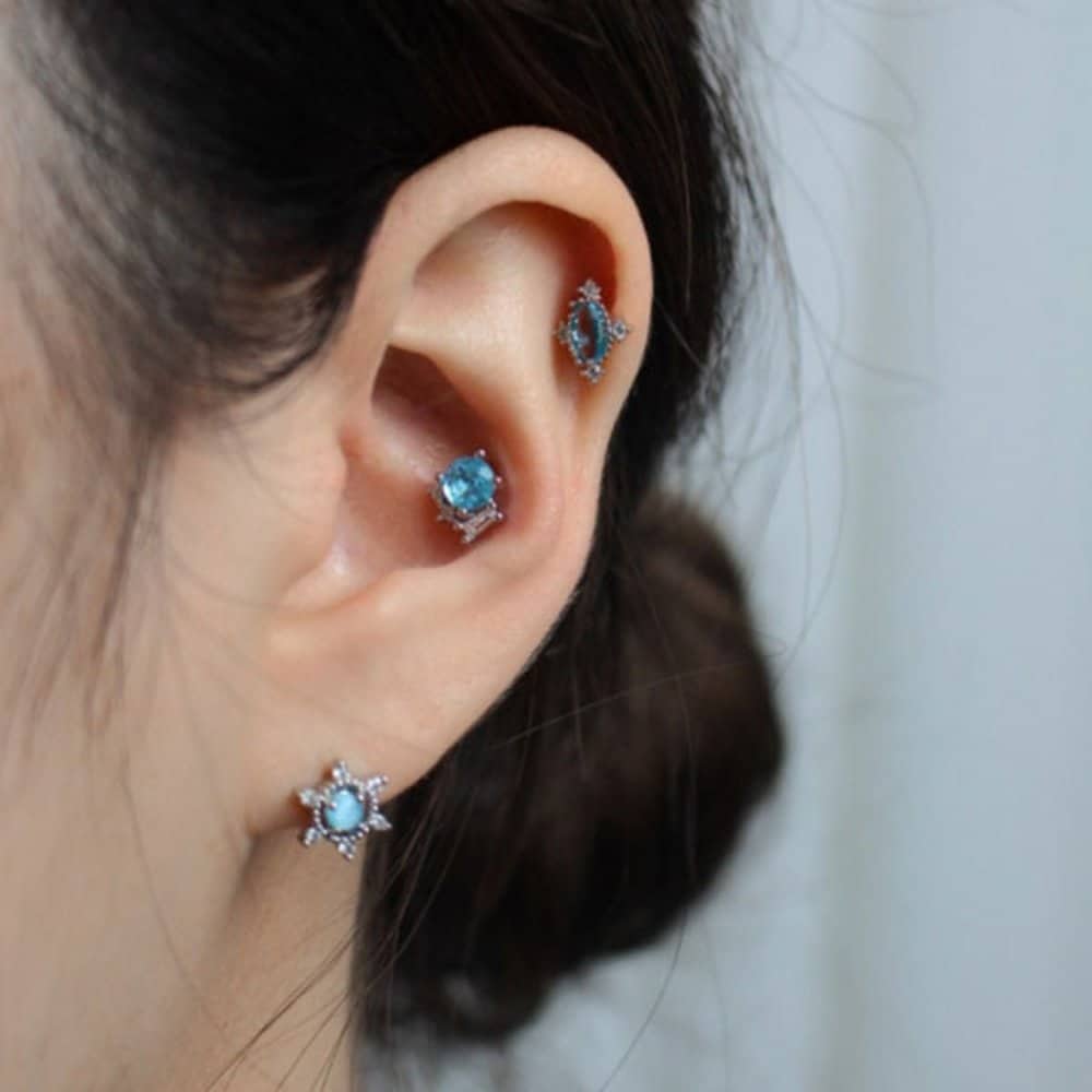 Earrings piercing earrings Ggd Krillin 3-piece piercing set with craft box