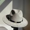Simple Suede Fedora Hat For Men Fedoras With Handmade Band Panama Hat Cap Unisex Church Hat Fascinator Felt Panama Cap