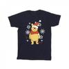 Disney Heren Winnie de Poeh Winterwensen T-shirt