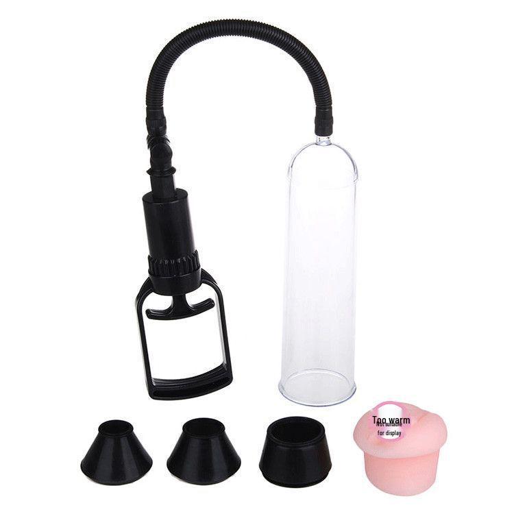 Male Airplane Cup Penis Trainer with Meter & Vacuum Enlarger Masturbator