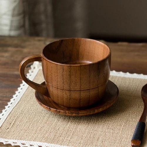 

Solid Wood Coffee Cup and Saucer Set Milk Tea Cups Couple Water Cup Teatray Milk Mugs Teas Mugs Coffee Mug Afternoon Tea Cups 101-200ml