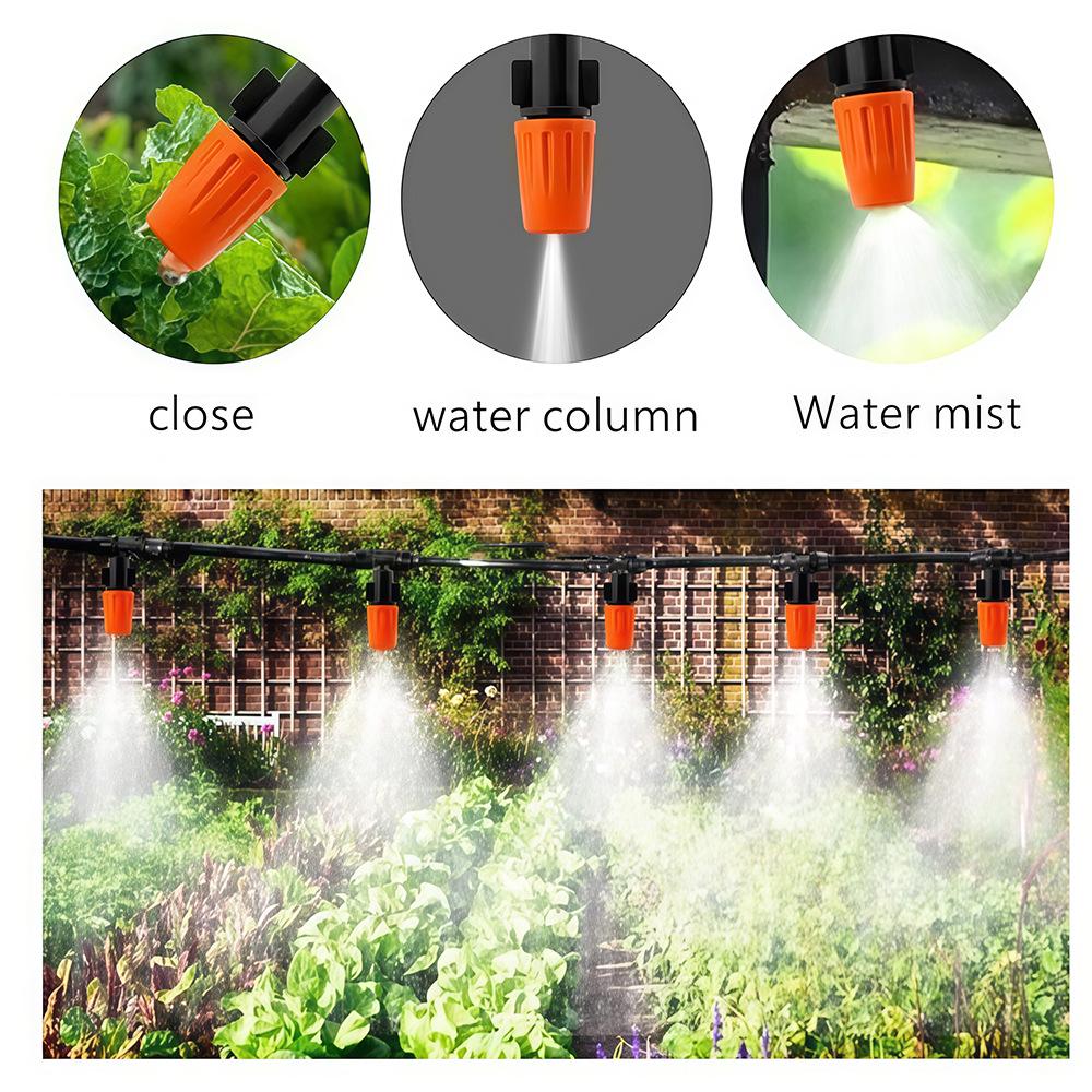 Adjustable Orange Micro Sprinkler Nozzle for Irrigation, Cooling, and Dust Removal