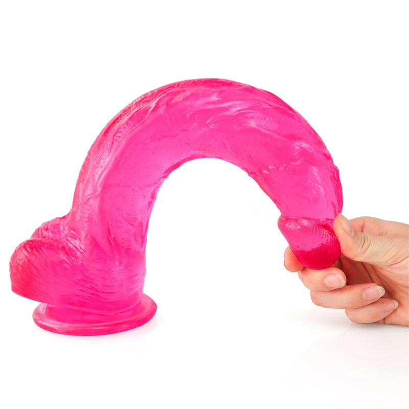 Pointed Head King Simulation Oversized Super Long Thick Dildo Head Small Body Thick Penis Adult Supplies