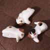 3pcs /set Handmad Lucky Cat Resin Figurine Collectible Pet Cat Landscape Decoration  Children Toys
