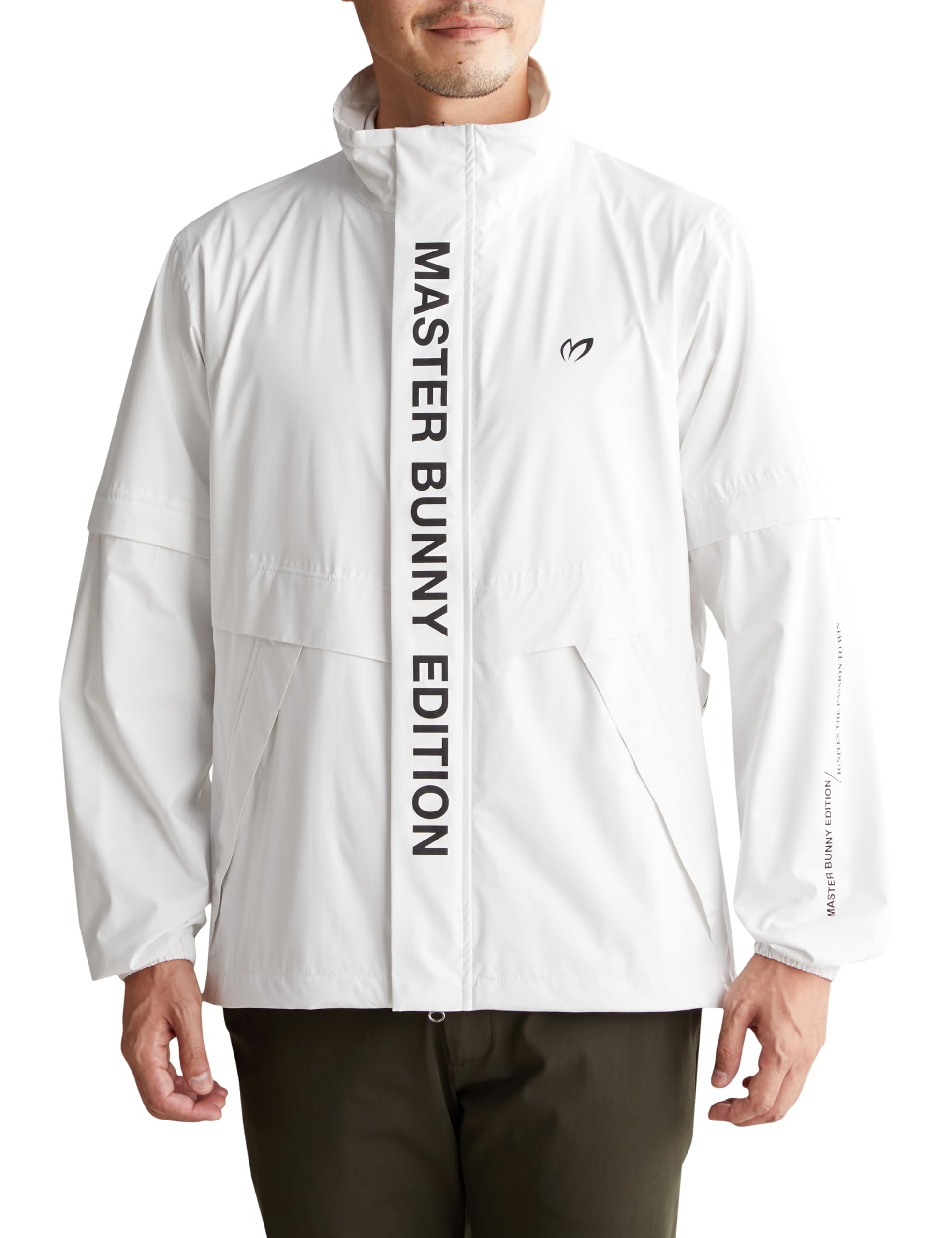 

Continuing standard product rainwear tops water sleeves Golf rain gear 6 [Master Bunny] Men s (water resistant, repellent, removable) / / 758-4988501