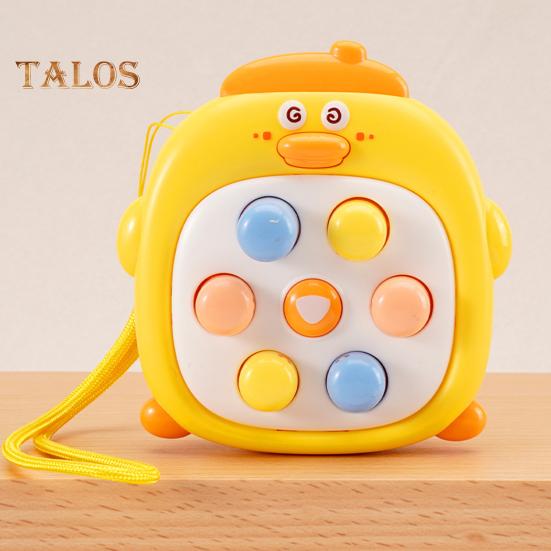 Kinder schlagen Maulwurf Spielzeug Cartoon Ente Druckknopf Handheld Spiel Maschine tragbare Reise Kleinkinder Jungen Mädchen pädagogische Presse Maulwurf Spiel