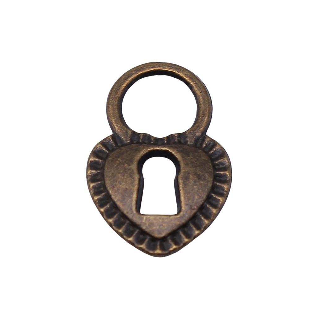 Key Charms Multi Color Alloy Locks Pendants For Romantic Themed Jewelry