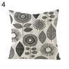 Line Flower Fish Geometric Pattern Cushion Cover Pillow Case Sofa Chair Decor