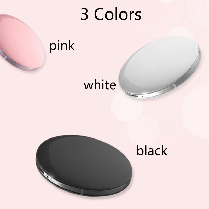 Mini Portable LED Light Makeup Mirror 3X Magnifying HD Mirror with 3 Levels of Brightness USB Charging Travel Foldable Mirror