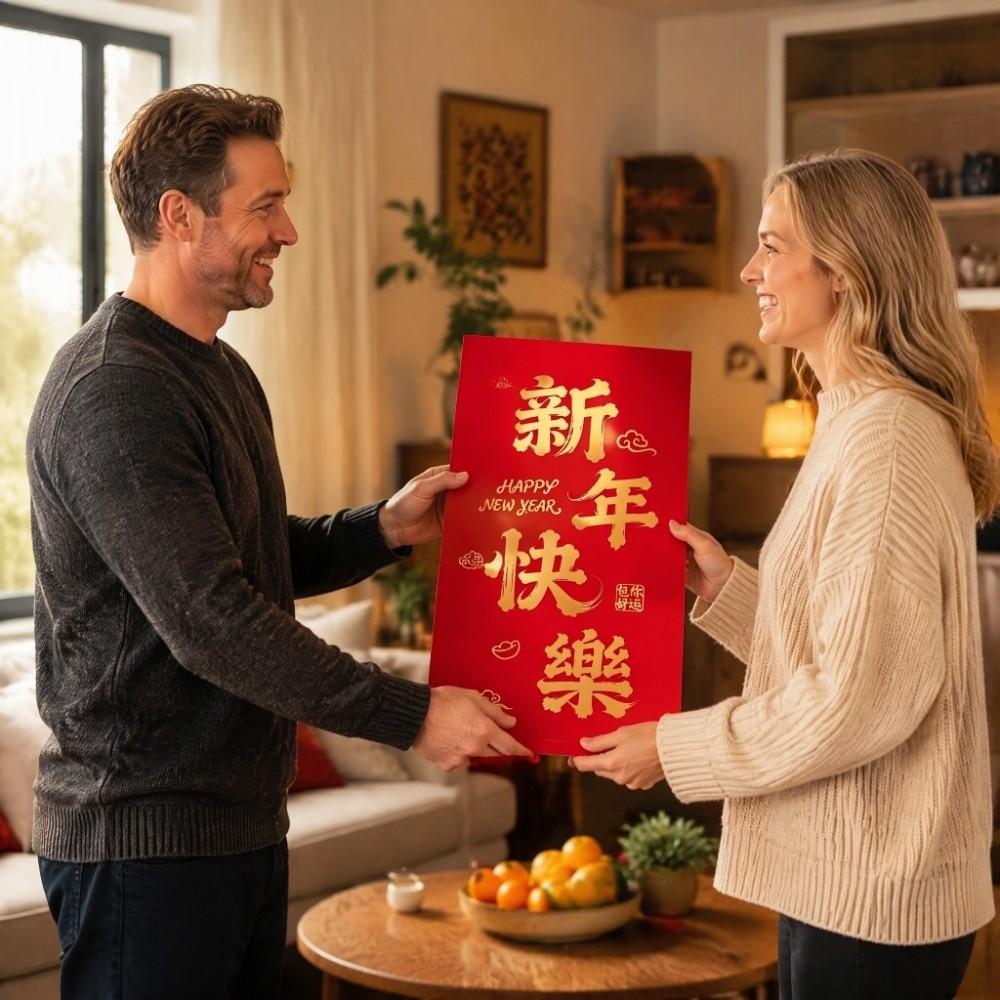 Paper Sheep Year Large Red Envelope Traditional Big Hongbag Lucky Money Envelope Spring Festival