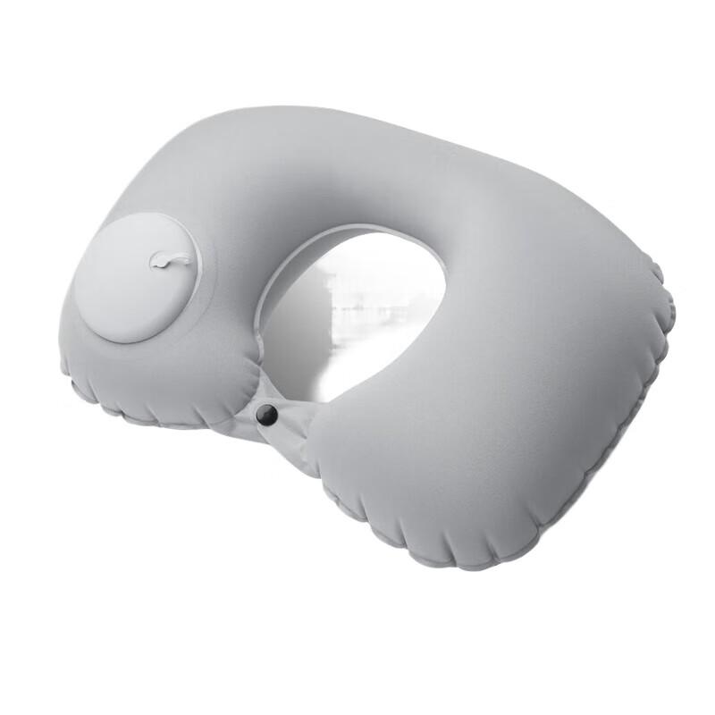 Jiatu Portable Inflatable Travel U-Shaped Neck Pillow (10-Pack)