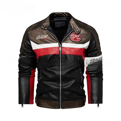 Outono e inverno veludo pu tamanho grande casaco masculino jaqueta masculina casaco masculino jaqueta de couro masculina
