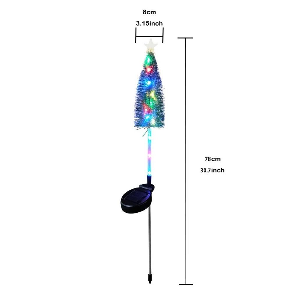 Stars Design Solar Christmas Tree Lights Decorative Solar Garden Lights Lawn Lights  Garden Path