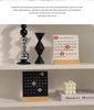Nordic Wooden Ring Acrylic Calendar: Aesthetic Desktop Ornament and Decompression Decoration