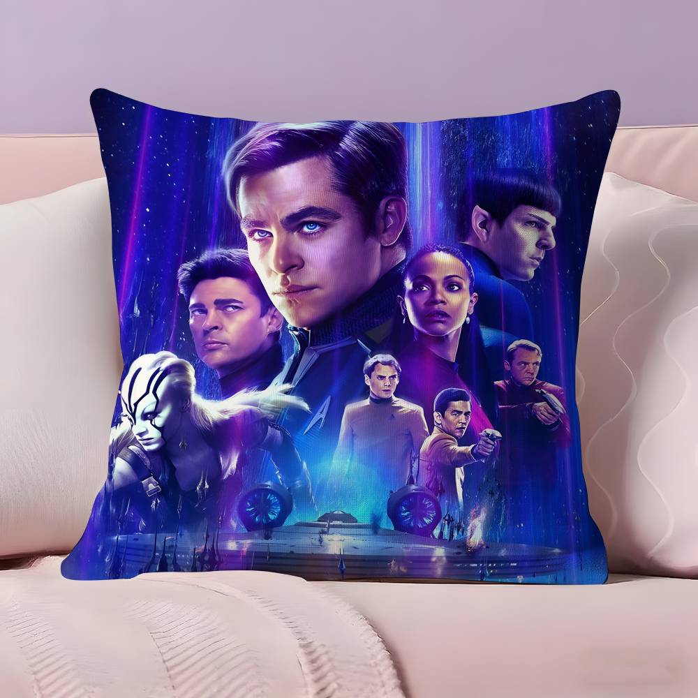 Science Fiction Movie S-Star Trek Pillow Case Ultra Soft Skin Friendly Fabric Cloud Like Comfort & Concealed Zipper