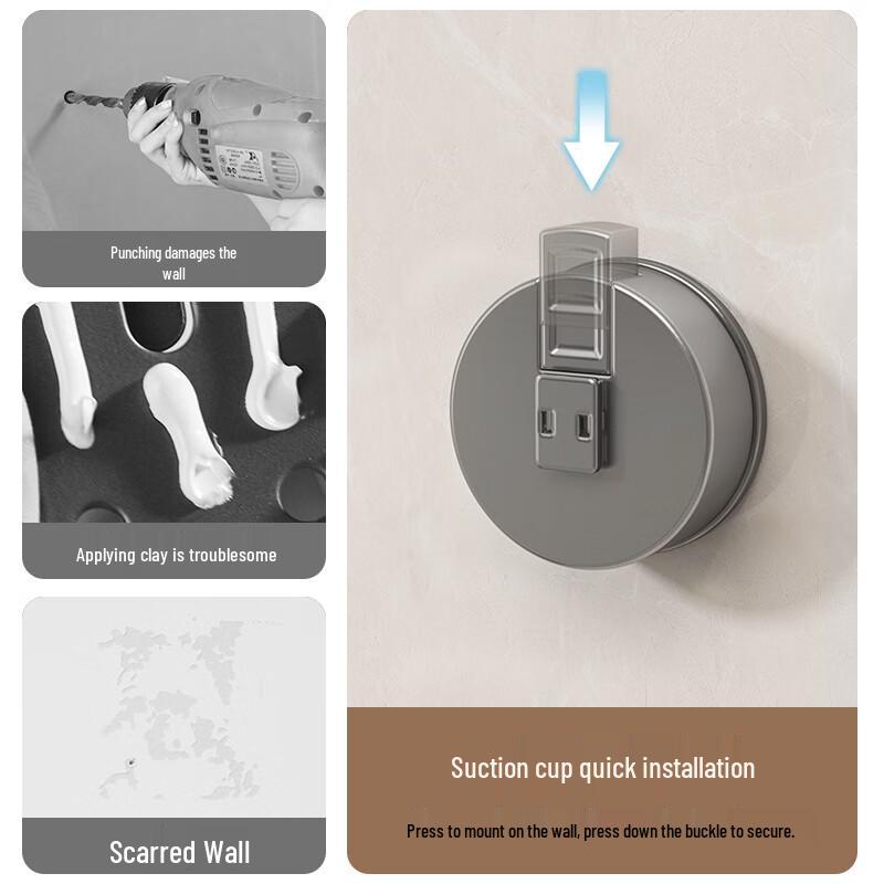 JiaDu Wall-Mounted Kitchen Knife & Chopstick Holder