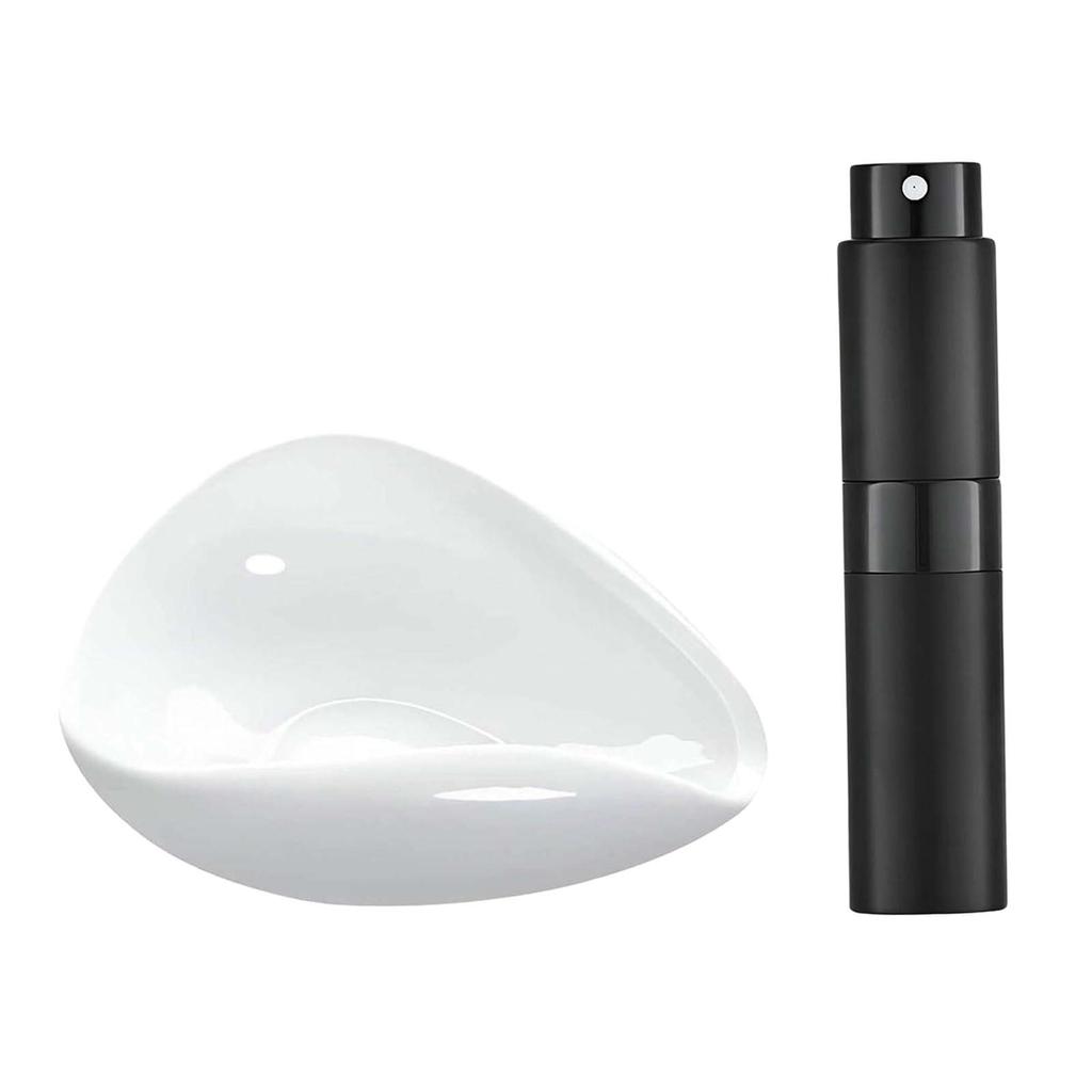 Ceramic Coffee Bean Weighing Bowl Dosing Bowl Single Coffee Tray Loose Leaf Tea Presentation Kitchen Accessories