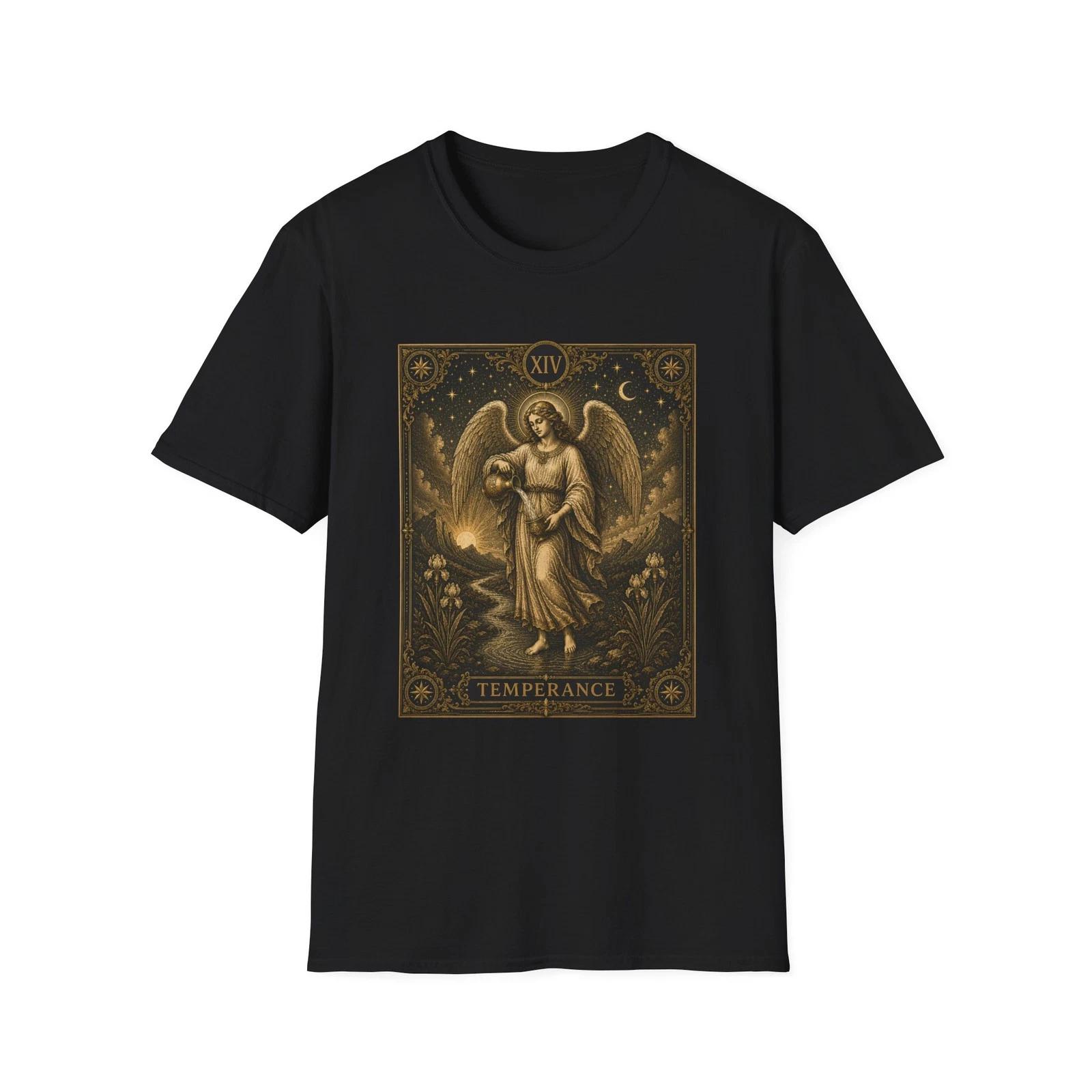 Temperance Tarot Angel Children s Children s T Children s T-shirt | Gold Occult Tee 140