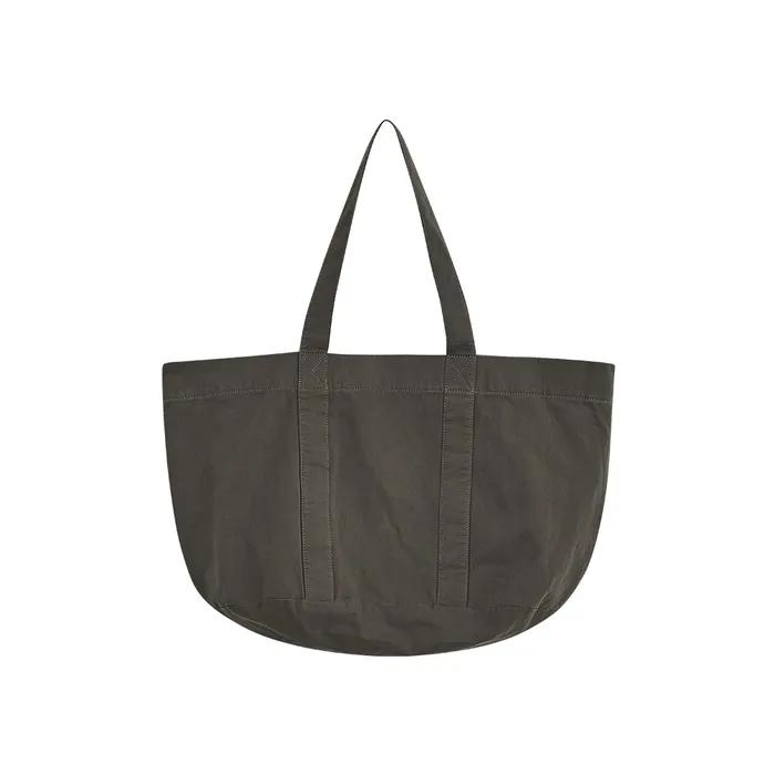 FASHION LOVERS EYELET SHOULDER BAG (CHARCOAL)