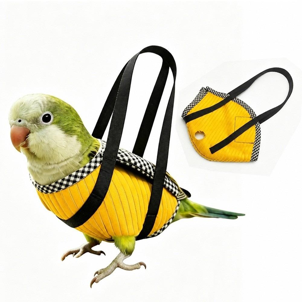 Neue verstellbare Träger Papageien Weste Träger Atmungsaktiv Tragbar Vogel Rucksack Träger Ausbruchsicher Vogel Reise Tasche Wellensittiche