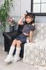 Clearstone Toxic Wolf Cosplay Costume for Gray Kids, 140cm, Girls,