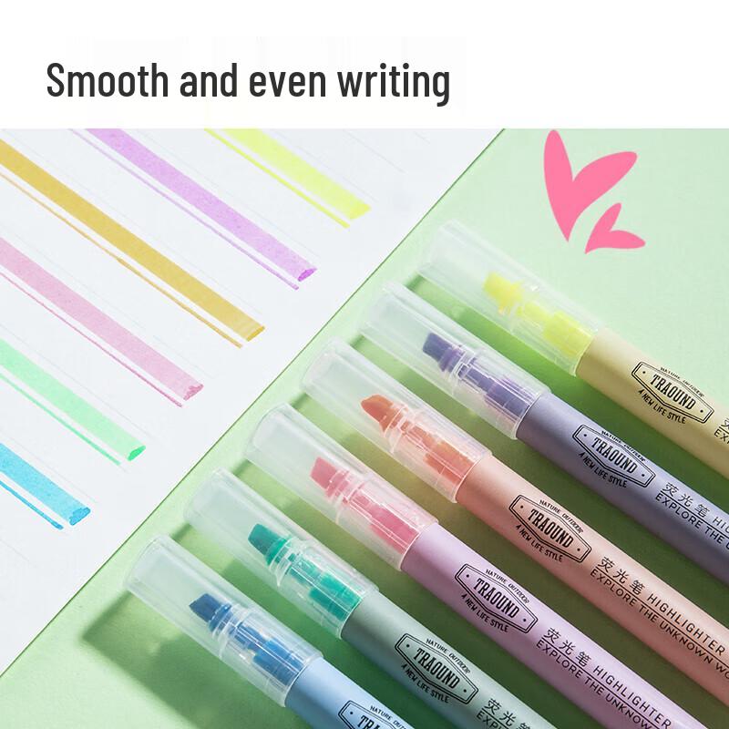 Deli Classic 6-Color Highlighter Pen Set