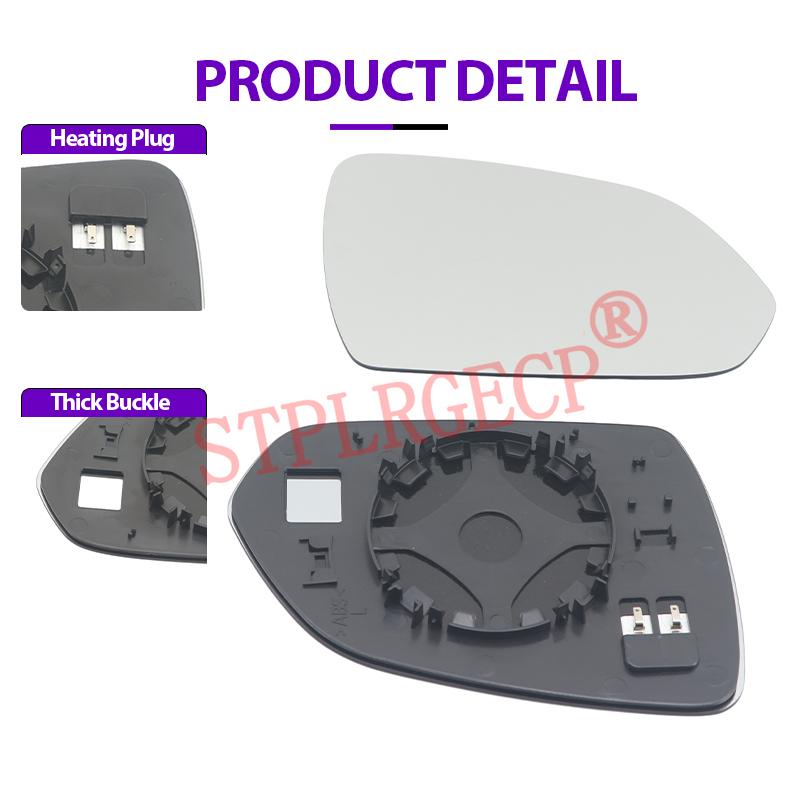 Auto Car Left Right Hand Side Door Wing Reaview Mirror Glass Heated Replacement for MG ZS MG5 20-25 for Roewe MG RX3 17-23