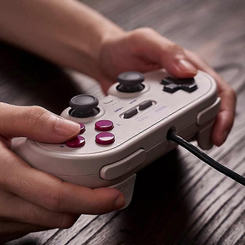 8BITDO Pro 2 Wired Controller Steam Game Console Gamepad with Modifiable Vibration for Nintendo Swit