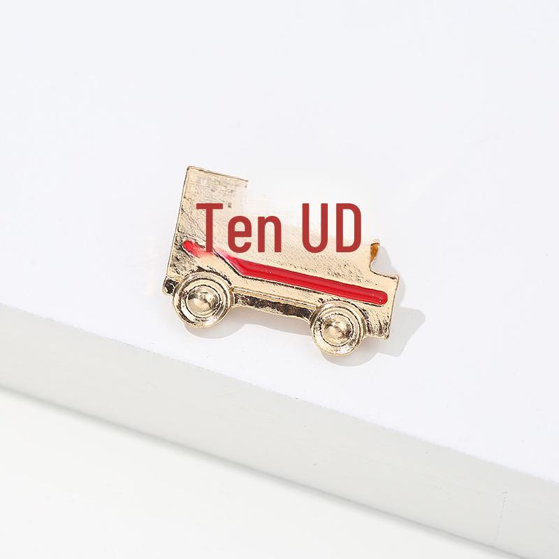 Wuhan Hospital Epidemic Prevention Brooches: Cartoon Series with Thermometers, Caring Doctors, Nurses, and More Creative Designs.