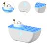 Aroma Diffuser 300ml 7 Color Lights Changing Silent Boat Shaped Essential Oil Diffuser Air Diffuser for Mom SPA Yoga Home Office