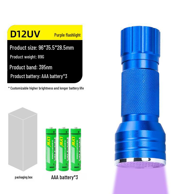 Wood's UV Lamp: Cat Moss Nail Art Curing, Banknote Detection, Night Light with Ultraviolet ID, Scorpion Light.