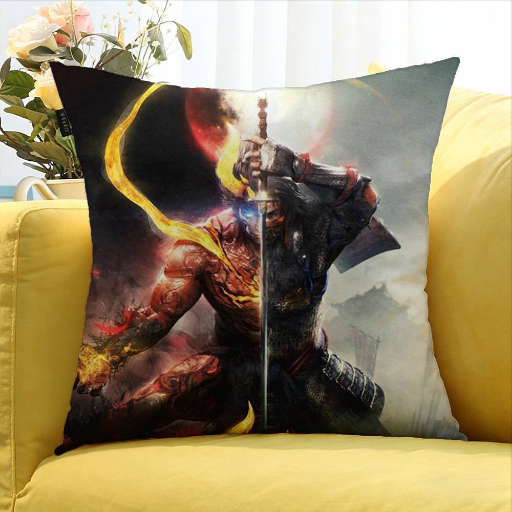 Game N-Io-H Various Sizes Square Pillow Case For Car Home Bedchamber Decor