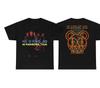 RADIOHEAD IN RAINBOWS TOUR 2008 BLACK T SHIRT