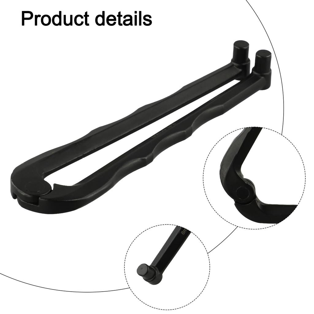 1PCS 2-8mm Adjustable Wrench Spanner Pin Set Removal Tools For Round Nuts 161mm Multifunctional Finish Steel Face Spanner Wrench