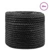 Jute Rope 10 Mm Black 100percent  Tossa Jute