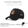 Unisex XX Smiling Face Bear Embroidery Baseball Net Caps Spring and Summer Outdoor Adjustable Casual Hats Sunscreen Hat