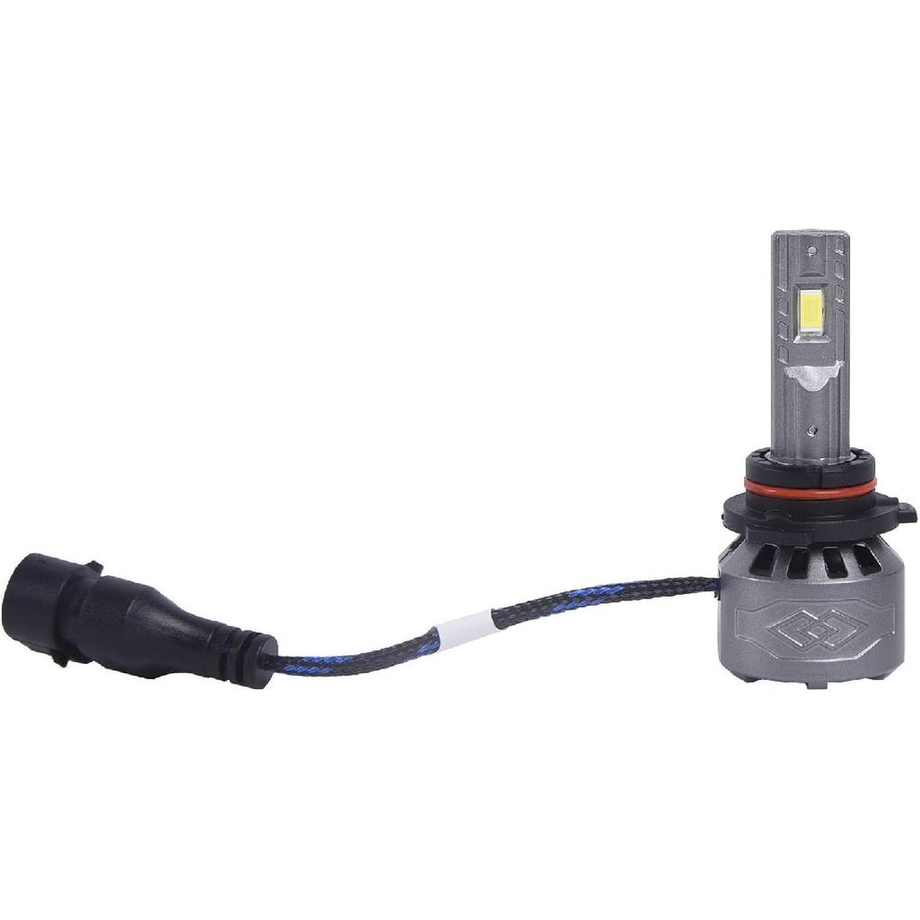 9006 LED Headlight Bulbs 8000lm Set Brightness 6000K White 90066000K