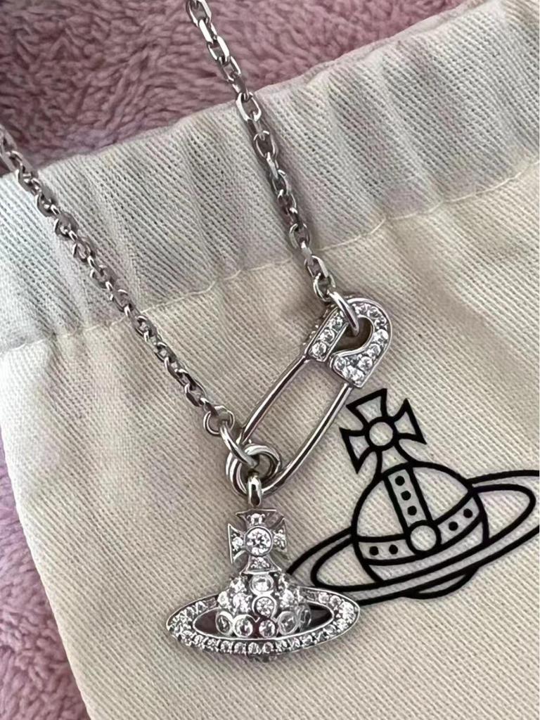 Luxus-Kaiserinwitwe Cixi Brosche Halskette: Elegante, vielseitige, hochwertige Schlüsselbein-Kette für Damen