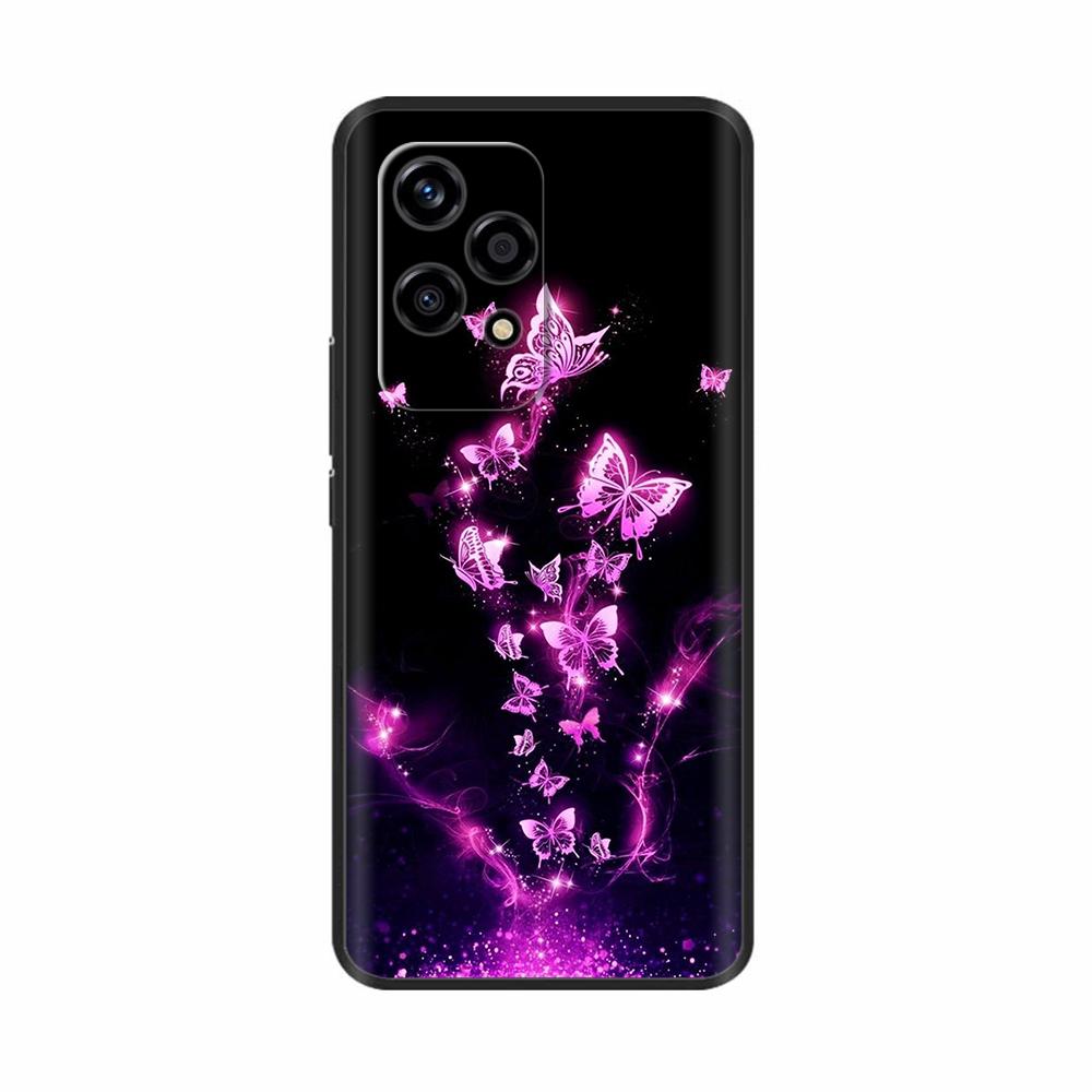 For Honor 200 Lite Case Cute Panda Flower Painted Soft Silicone Phone Cover For Honor 200 Lite 5G Cases For Honor 200Lite Covers