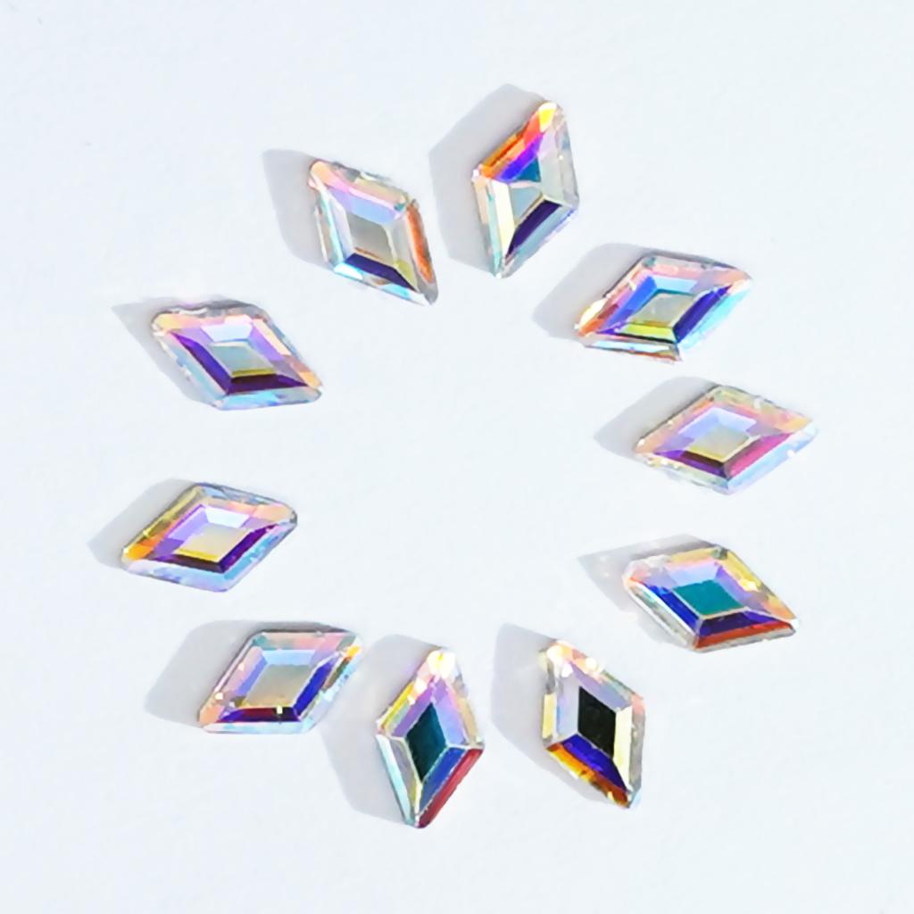 3 Stuks Tand Schoonheid Edelsteen Met Doos Diamant Kleur Tandkristal Tand Sieraden Ornamenten Tand Edelstenen Tanden Sieraden Edelsteen Boor white