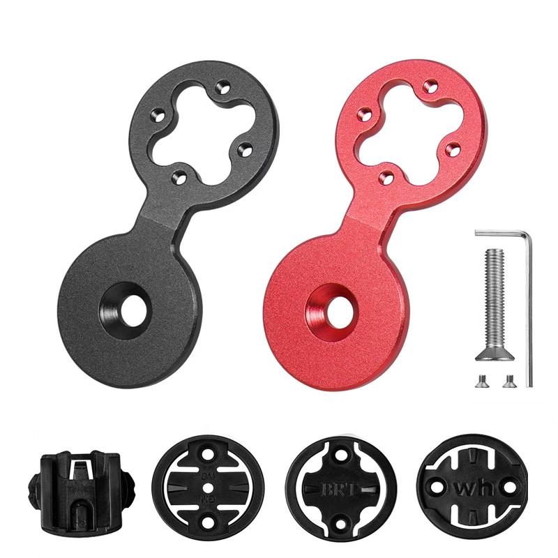 Bicycle Computer Holder Bike Stopwatch GPS Mount Stem Top Cap Computer Holder Phone Holder For Garmin Bryton Cateye Wahoo2