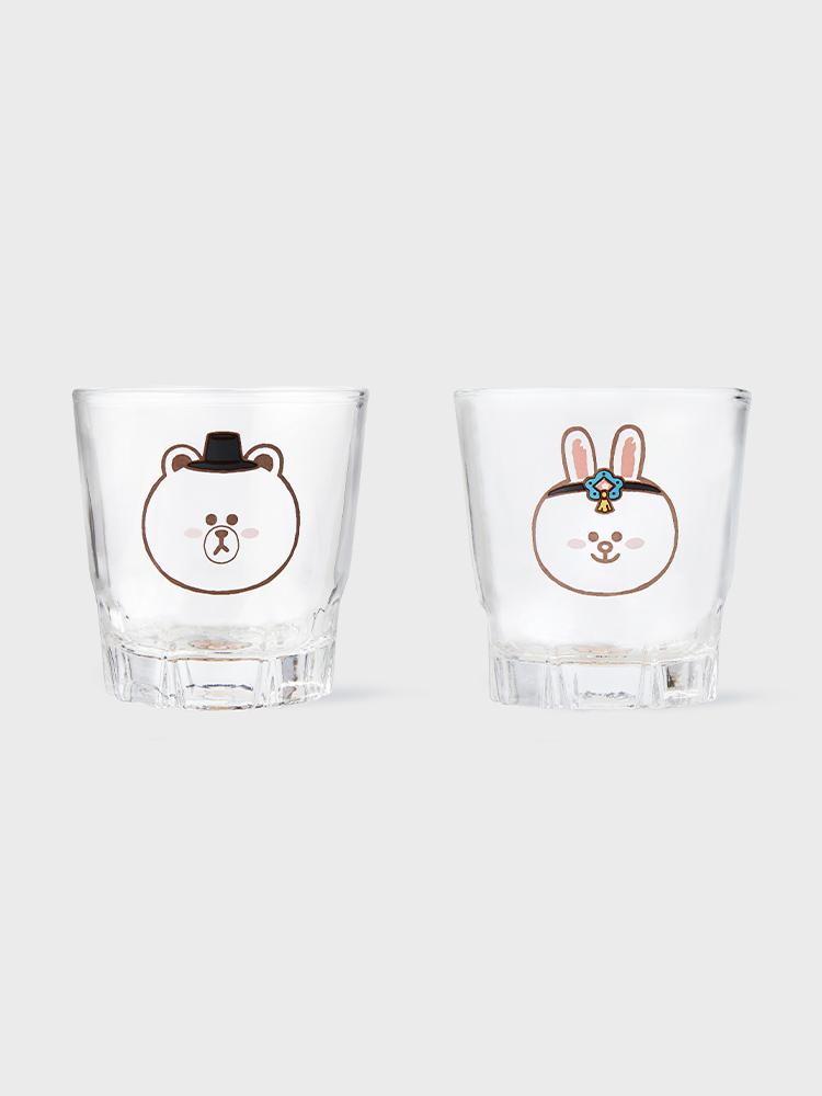 Line Friends Tourist Soju Glass Set (2Pcs)