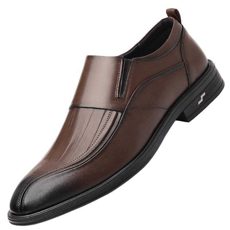 Herren formelle Lederschuhe Minimalistische und hochwertige Designstile Freizeit Business und Büro Schwarz oder Erwachsenenschuhe Heiß