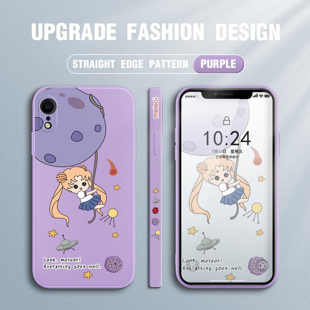 Lovely Cartoon Girl Phone Case for Redmi Xiaomi POCO Note 10 Pro 9 9A 9T 10C 8 7 11 Lite 5G X3 M3 Square Edge Creative Camera Soft TPU Cover