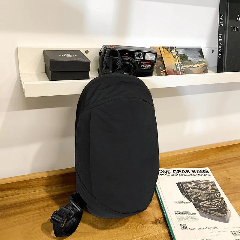 Light Multi-pocket Men's Crossbody Chest Bag Casual Nyl Waterproof Female Handbags Outdoor Sports Portable Women Shoulder Bags